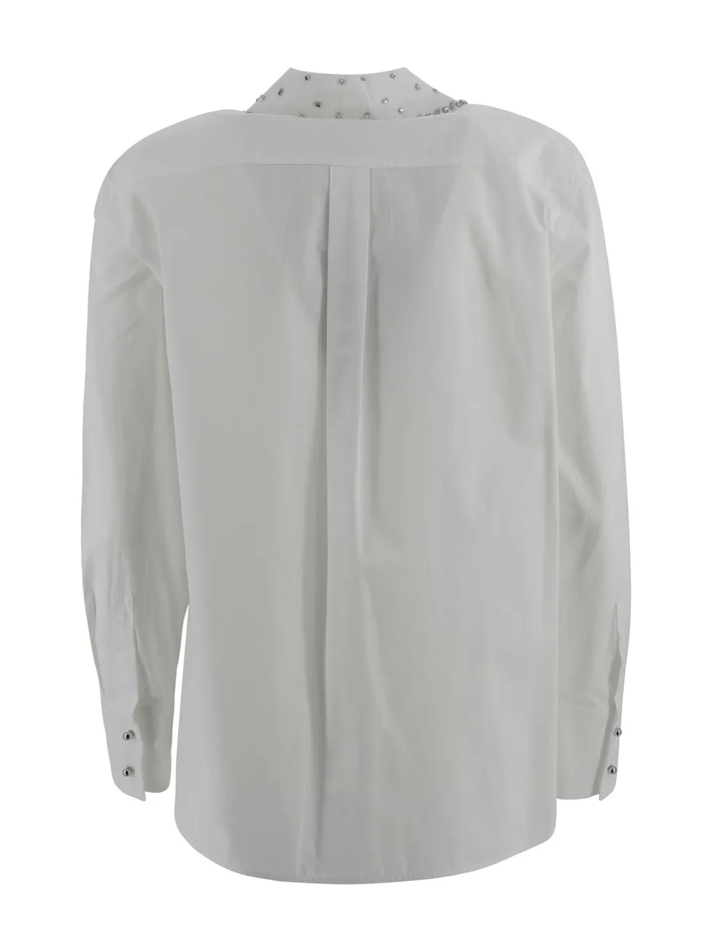 Max Mara Studio Staffa Embellished Long-Sleeved Shirt