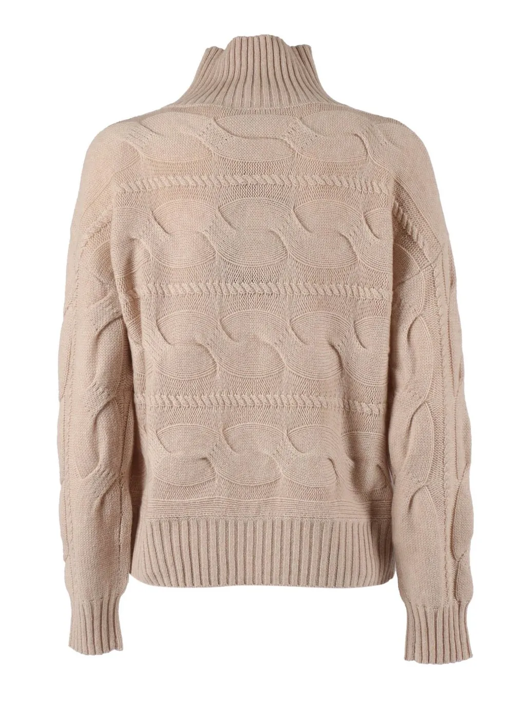 Max Mara Studio Turtleneck Cable Knitted Jumper