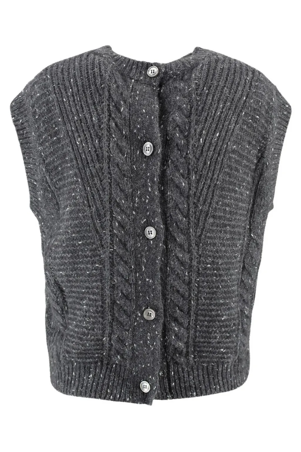 Max Mara Studio Crewneck Knitted Vest
