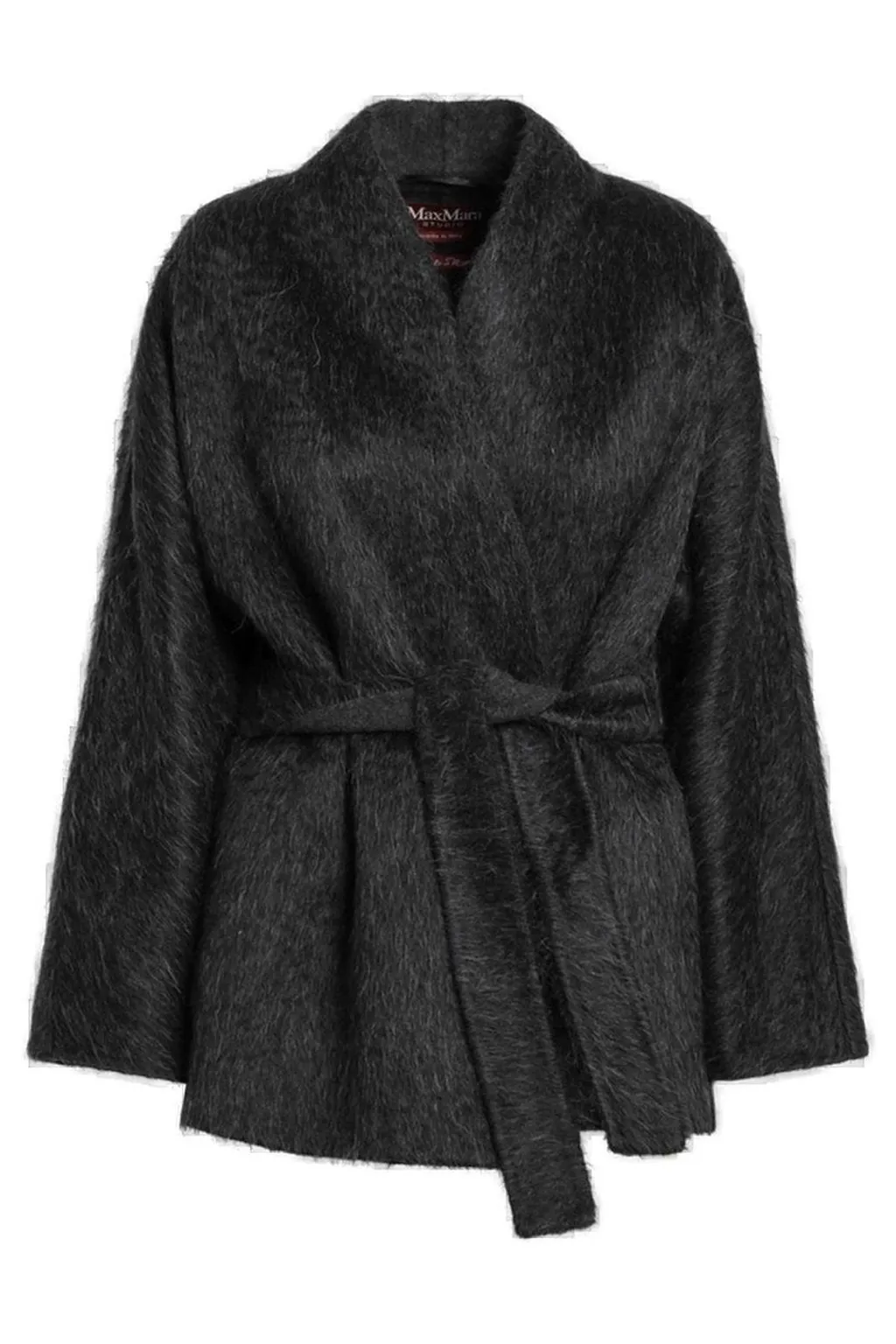 Max Mara Studio Long-Sleeved Belted Coat