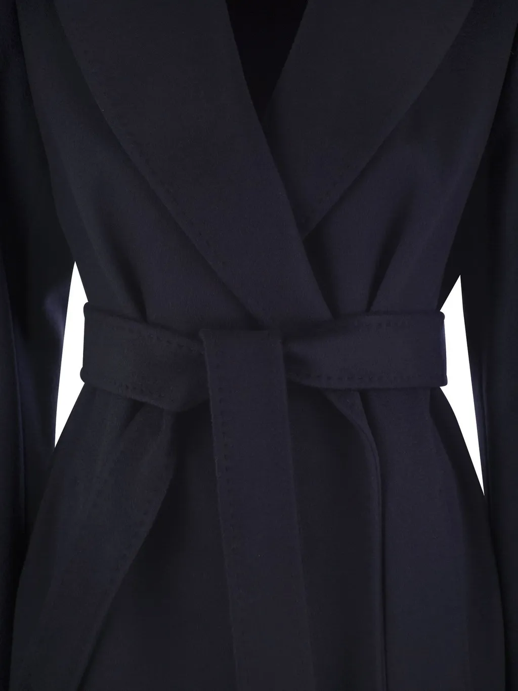 Max Mara Studio Belted Long-Sleeved Coat
