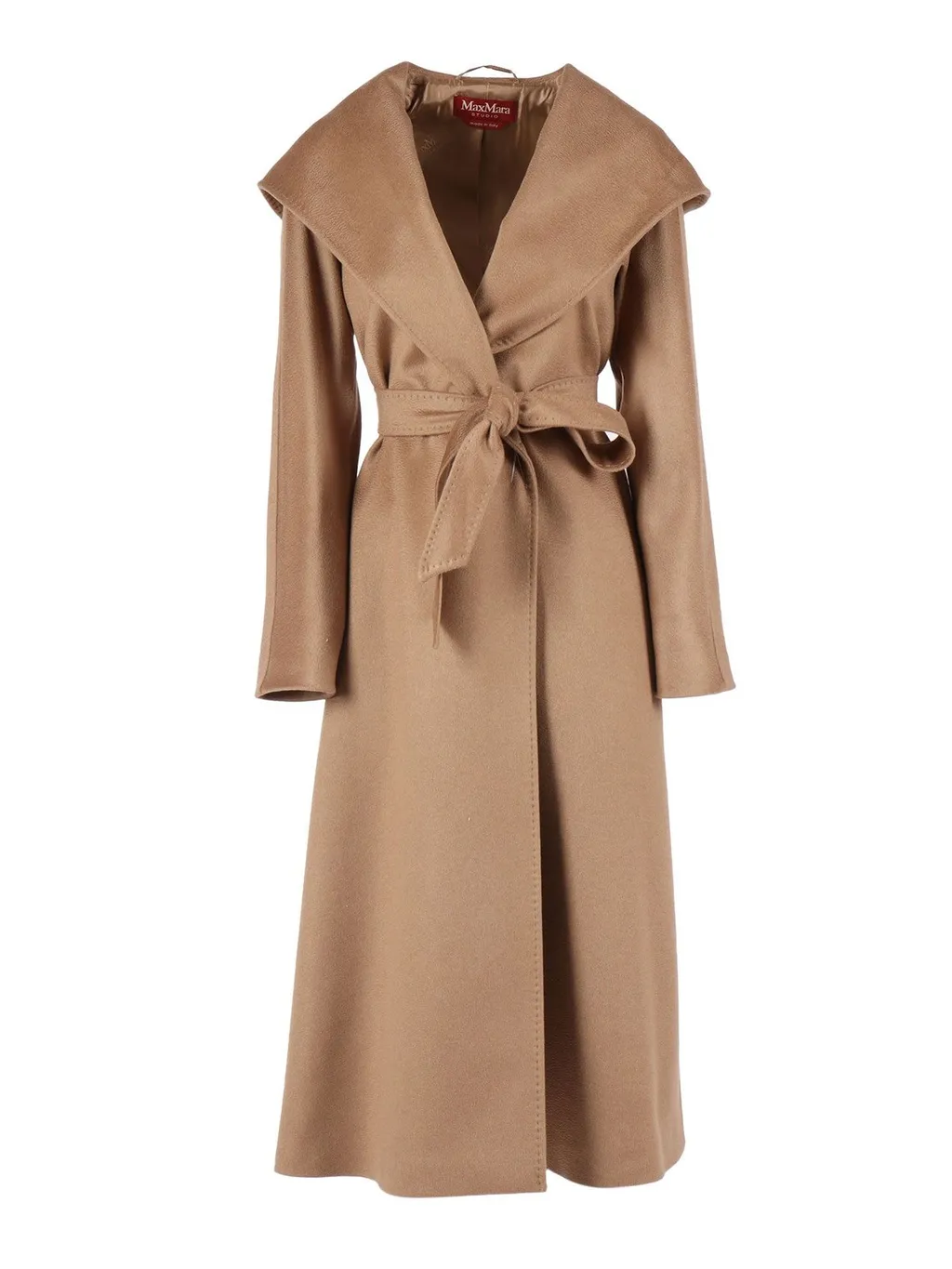 Max Mara Studio Danton Tie-Waisted Coat