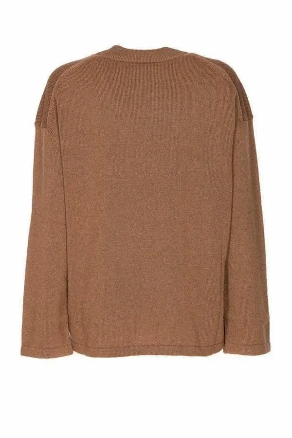 Max Mara Studio Pisano Crewneck Long-Sleeved Jumper