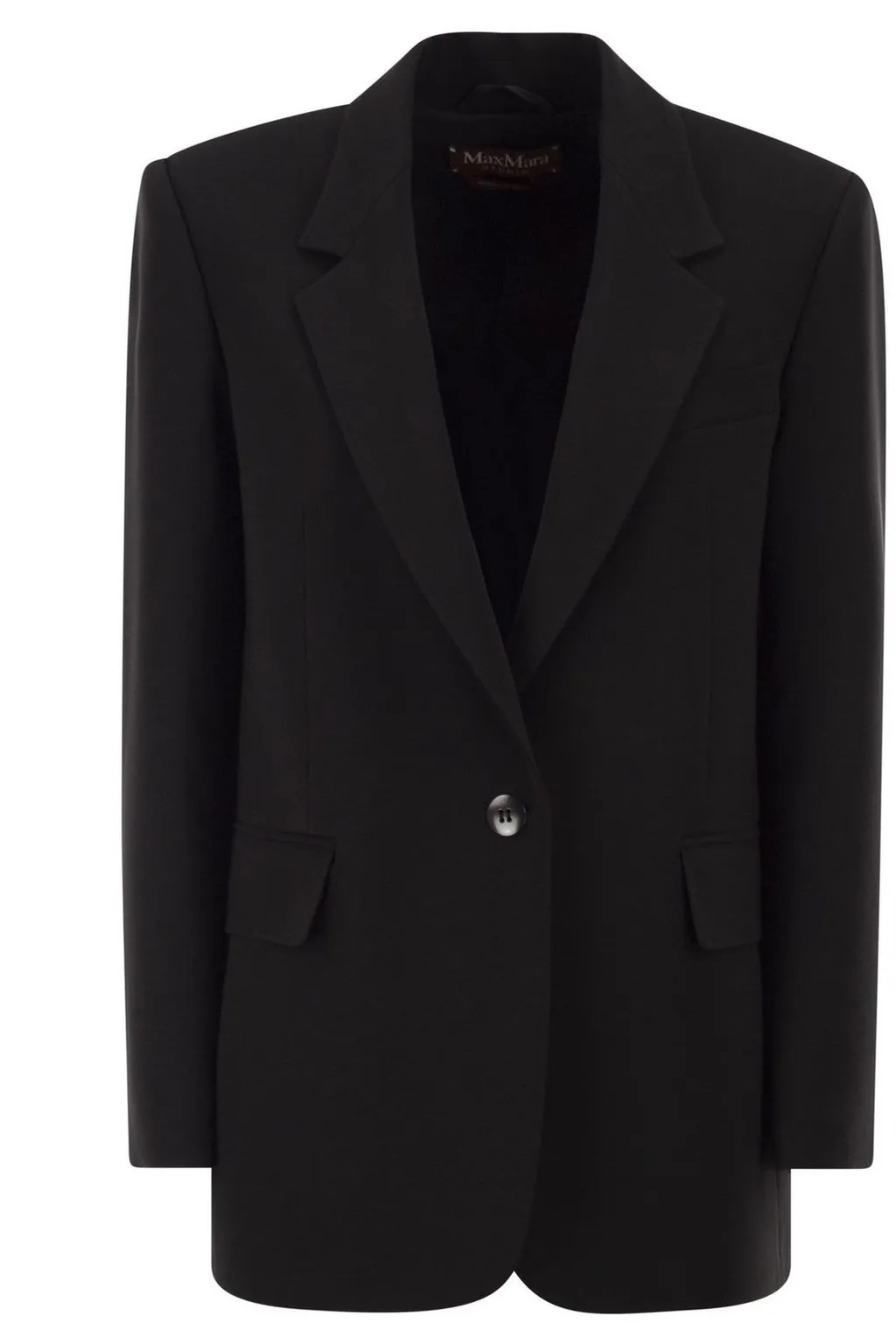 Max Mara Studio Mstbosco Single-Breasted Cady Blazer