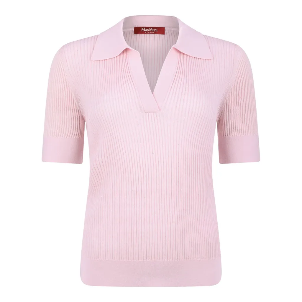 Max Mara Studio Ubeta V-Neck Knitted Top
