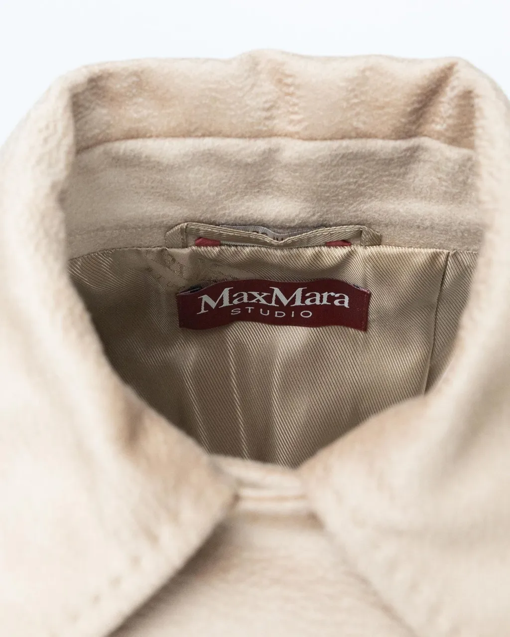 Max Mara Studio Bcollag Belted Long-Sleeved Coat