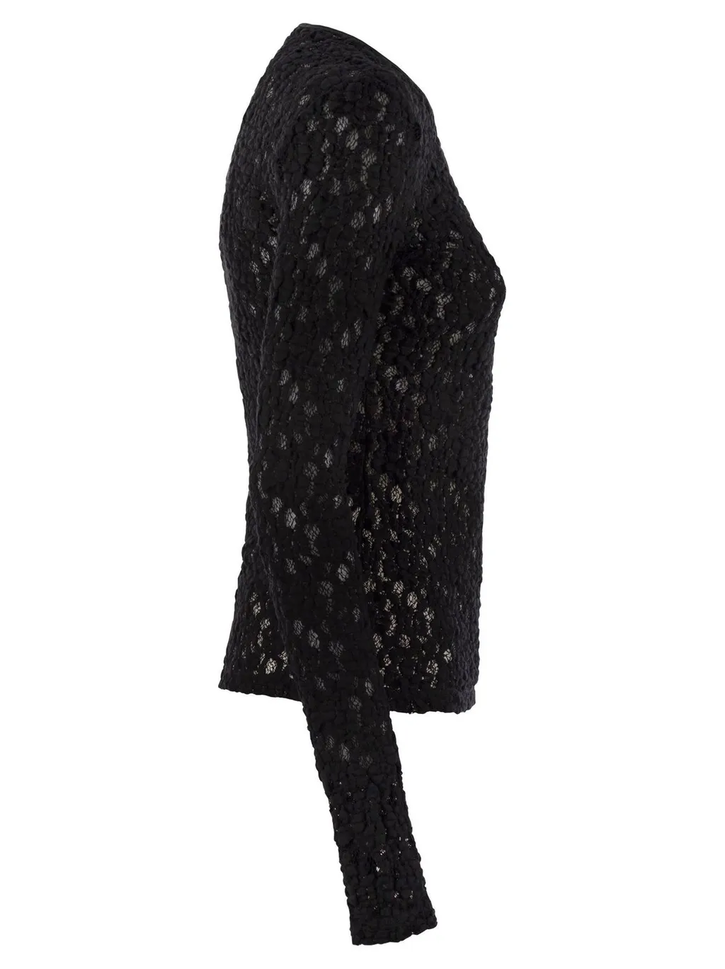 Max Mara Studio Gennaio Lace Jersey Knit Top