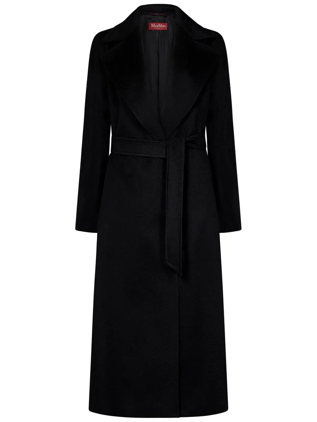 Max Mara Studio Belted Long-Sleeved Coat
