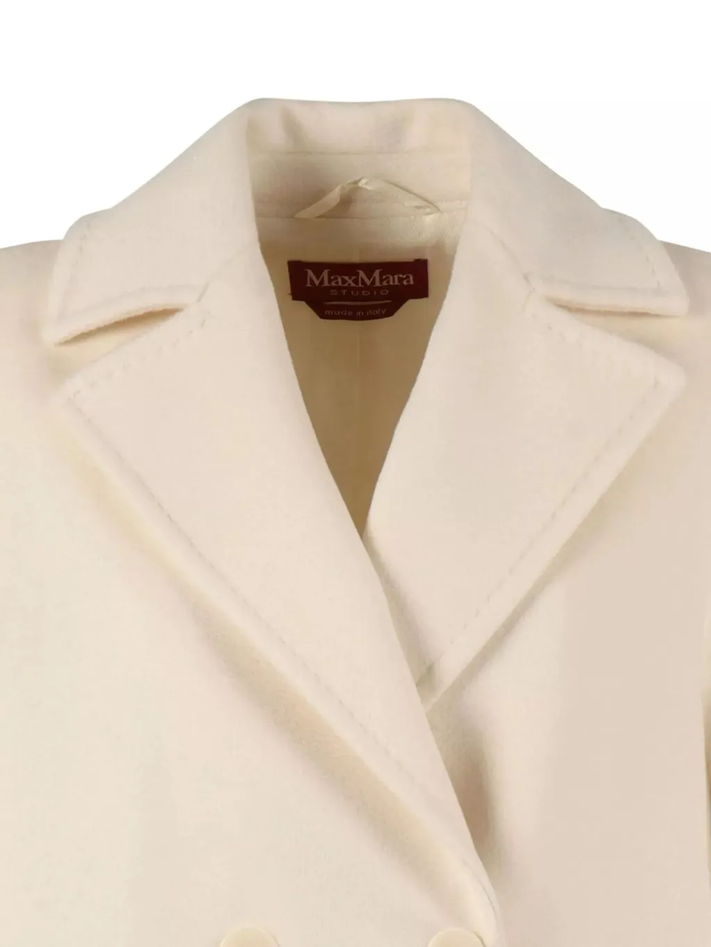 Max Mara Studio Agenda Double-Breasted Long Coat