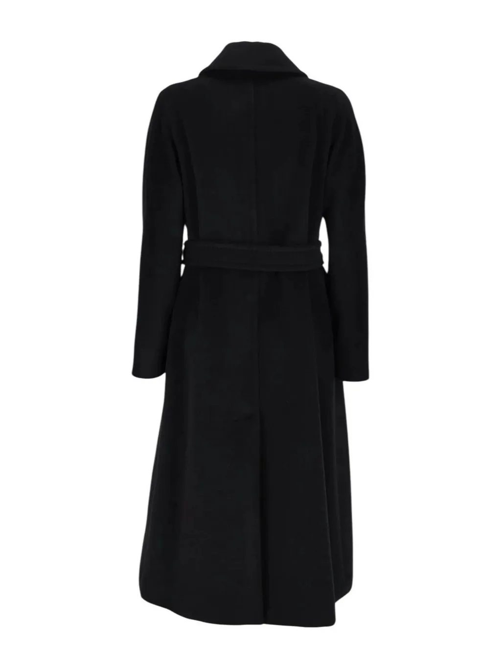 Max Mara Studio Tenzone Tied-Waist Long-Sleeved Coat