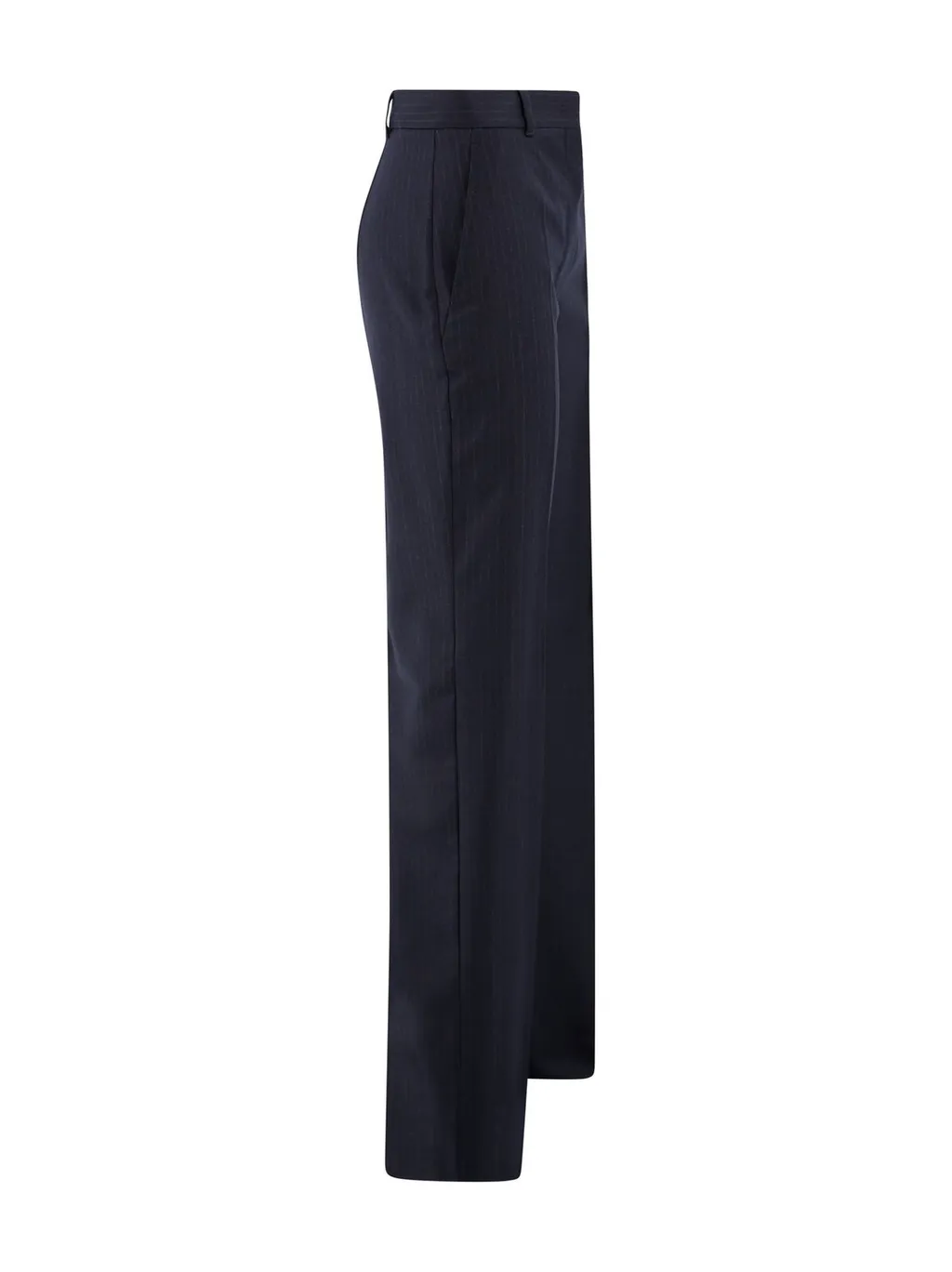Max Mara Studio Striped Pleated Trousers