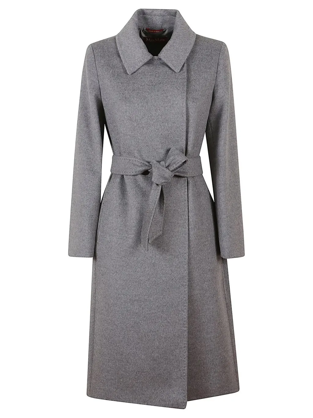 Max Mara Studio Newmang Belted Hooded Coat