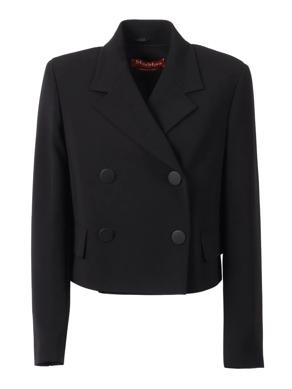 Max Mara Studio Double-Breasted Long-Sleeved Jacket