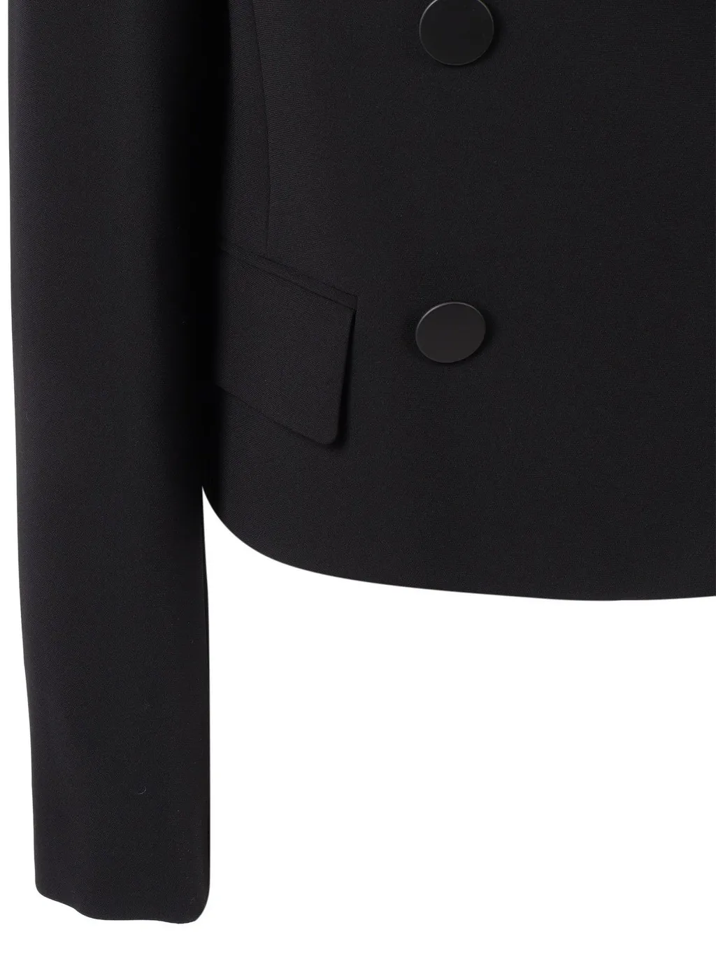 Max Mara Studio Double-Breasted Long-Sleeved Jacket