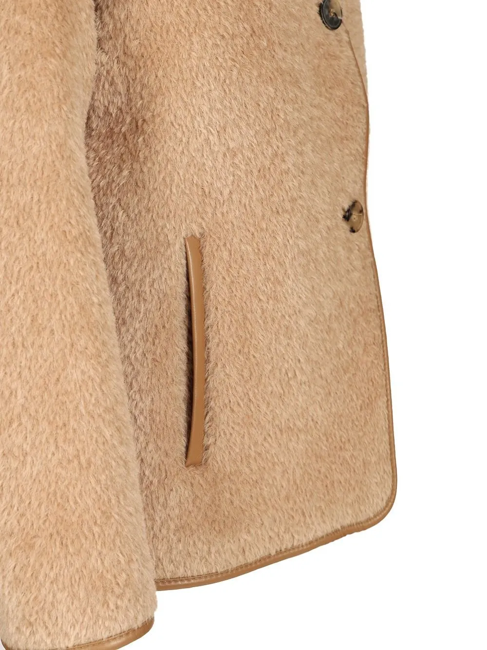 Max Mara Studio Long-Sleeved Button-Up Jacket