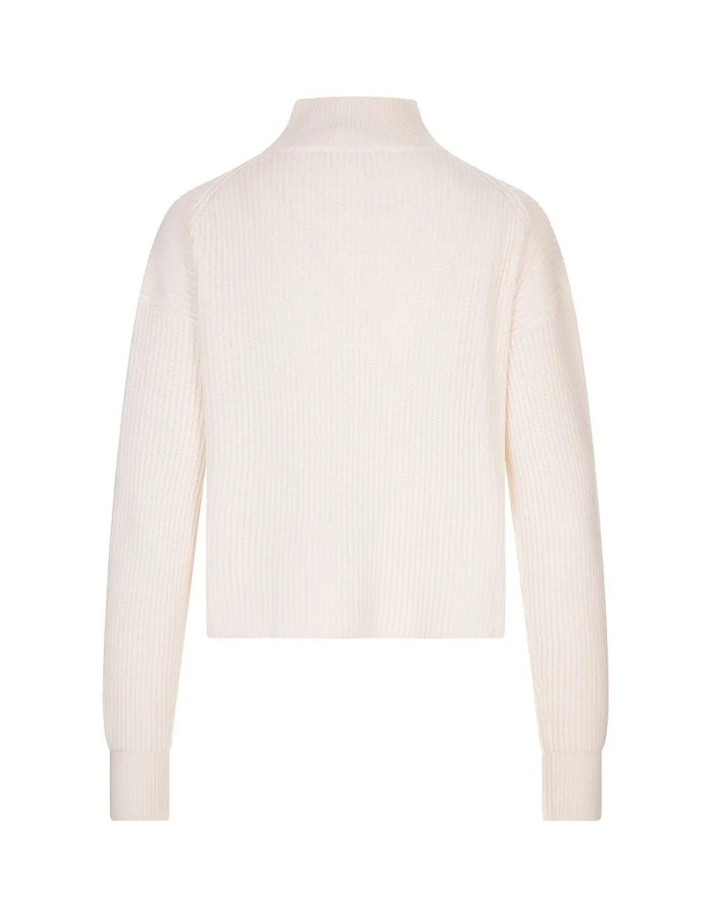 Max Mara Studio Mock Neck Ribbed Jumper