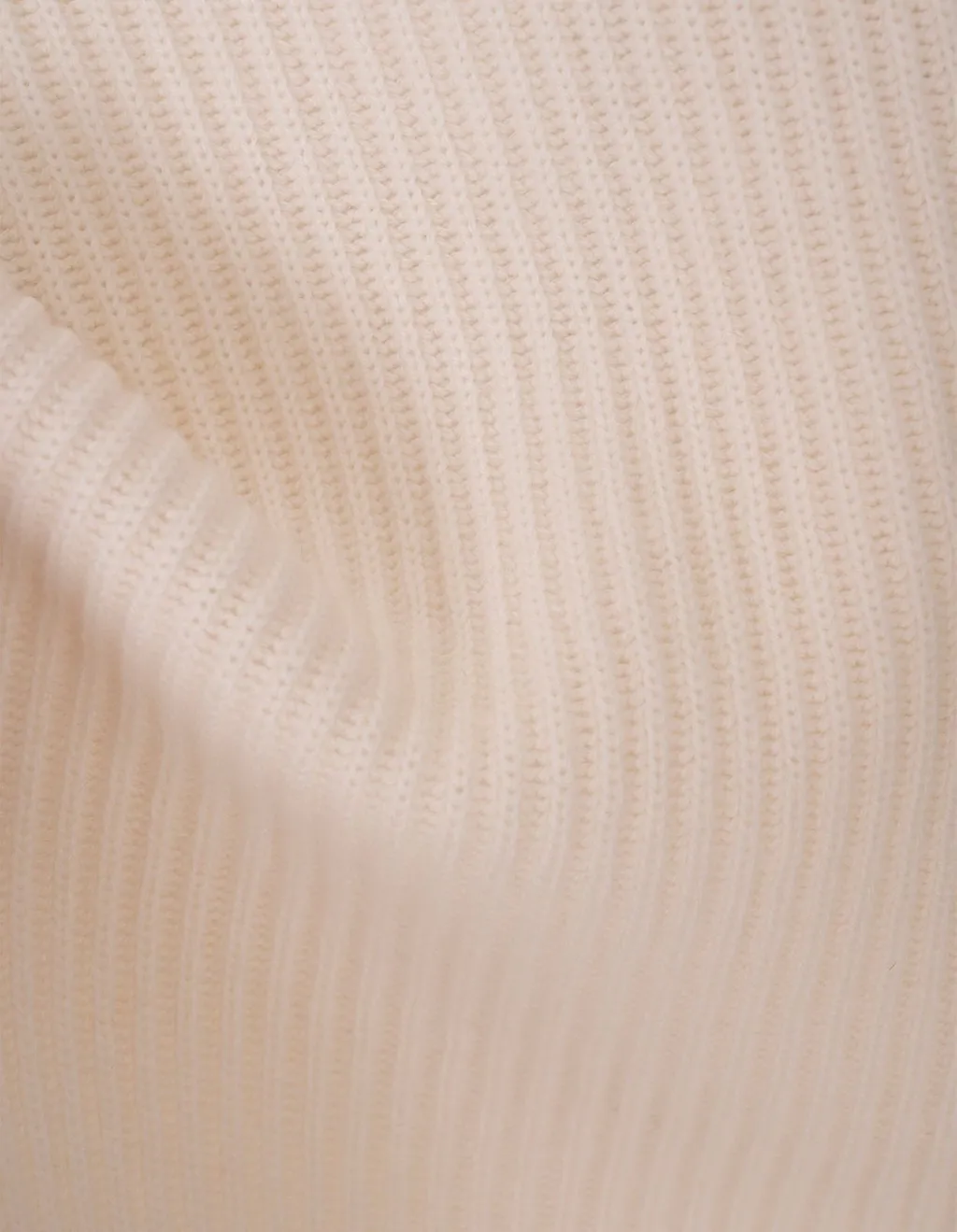 Max Mara Studio Mock Neck Ribbed Jumper