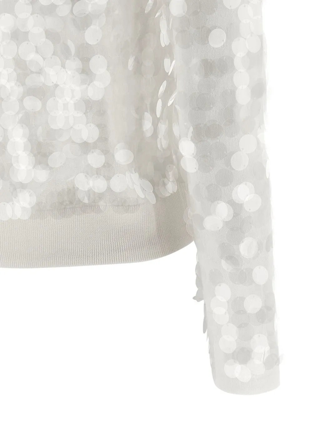 Max Mara Studio Necton Sequin Embellished Knit Cardigan