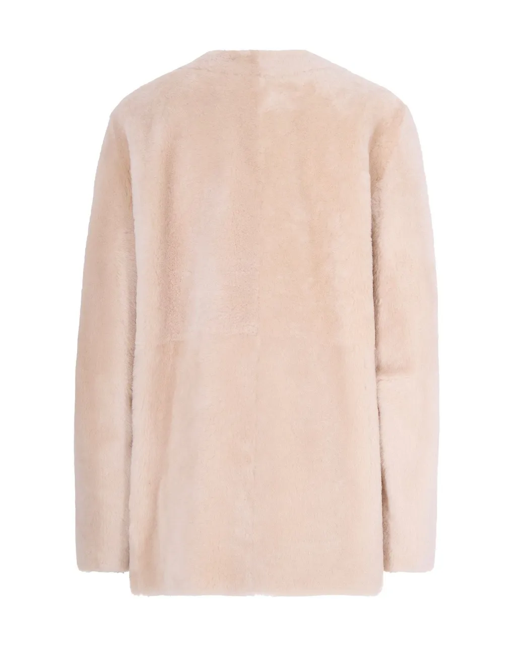 Max Mara Studio Melfi Long-Sleeved Crewneck Coat