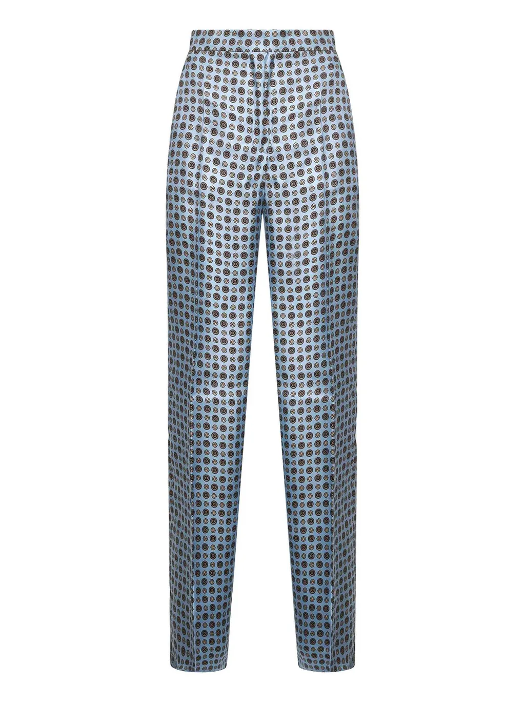Max Mara Studio High-Waist Pattern-Printed Trousers