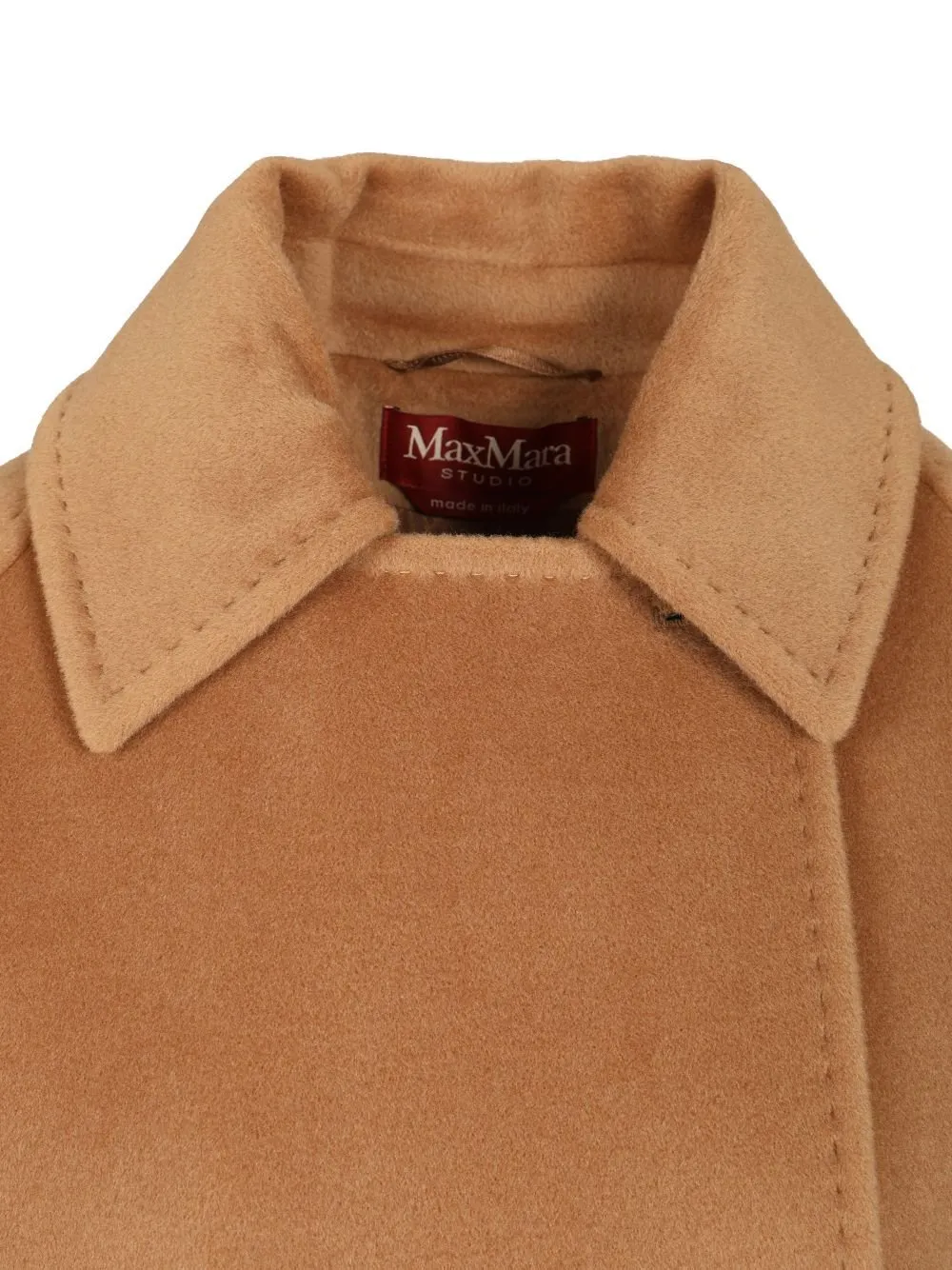 Max Mara Studio Ariano Double-Breasted Long-Sleeved Coat