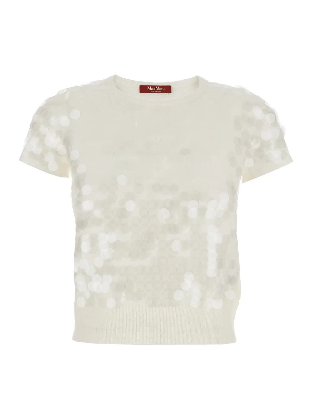 Max Mara Studio Saio Sequin Embellished Jumper