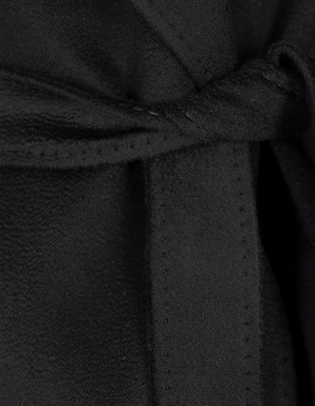Max Mara Studio Euclide Belted Long-Sleeved Coat