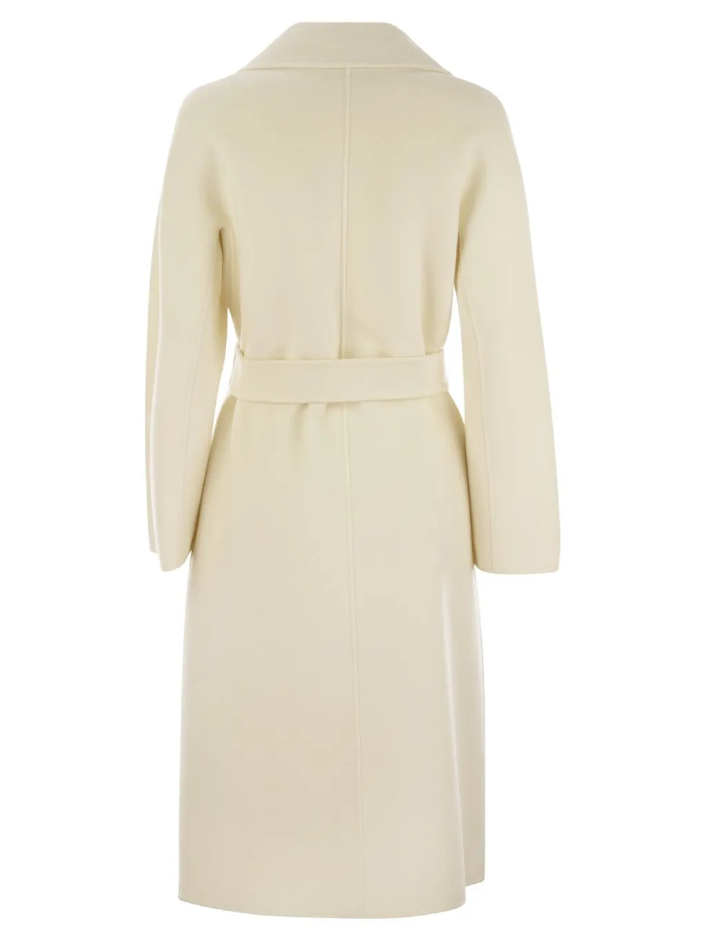 Max Mara Studio Cles Belted Long-Sleeved Coat