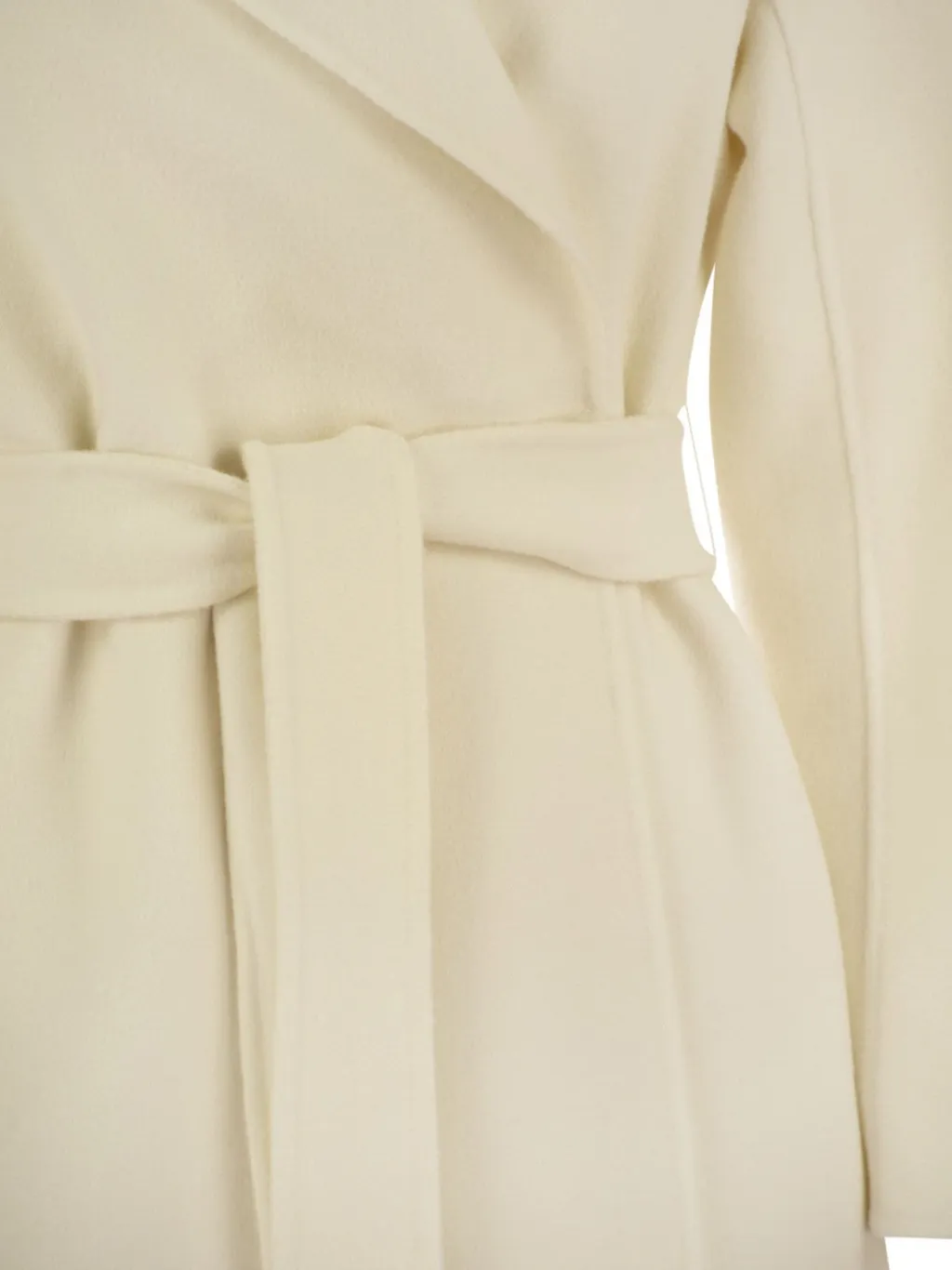 Max Mara Studio Cles Belted Long-Sleeved Coat