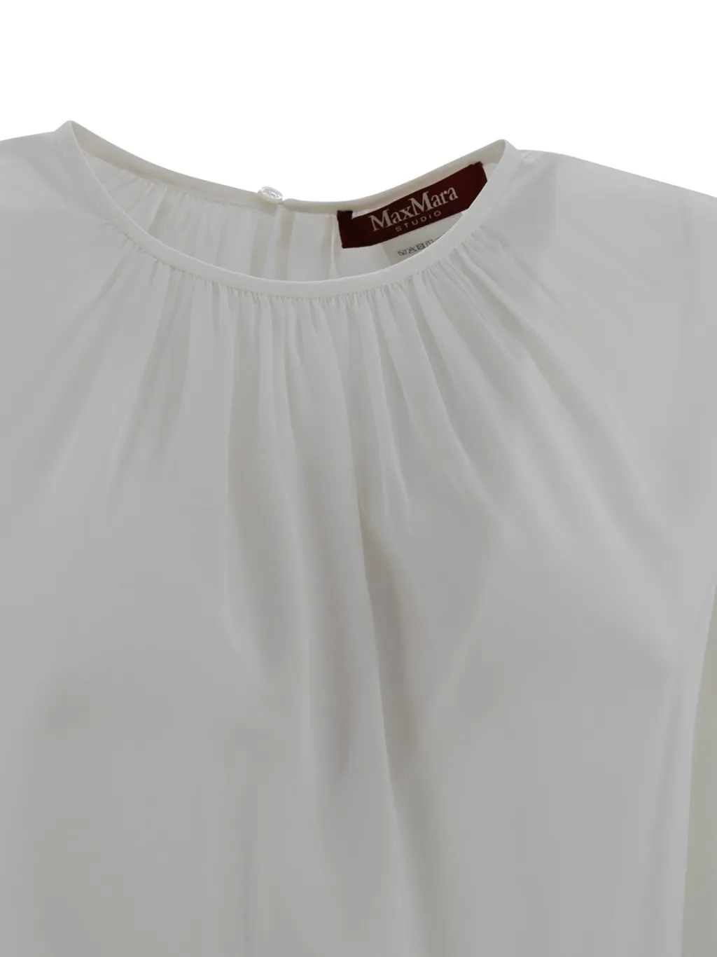 Max Mara Studio Long-Sleeved Crewneck Blouse