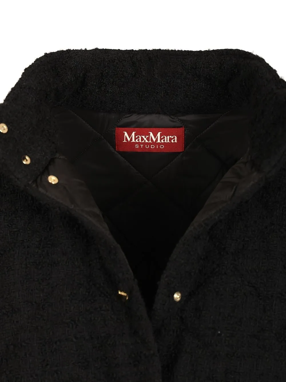 Max Mara Studio Button-Up Puffer Jacket