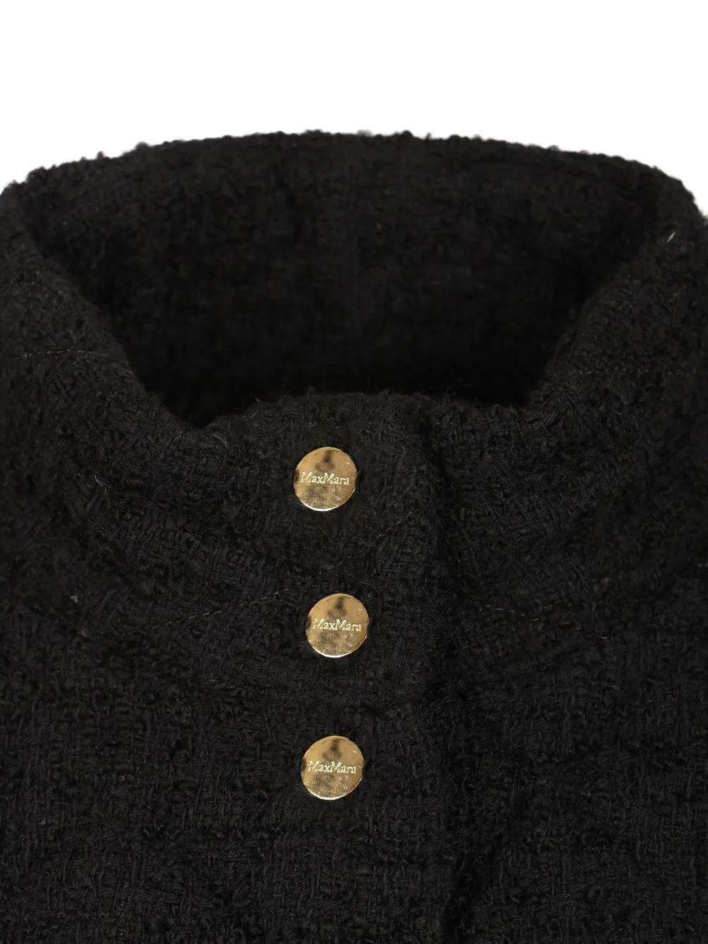 Max Mara Studio Button-Up Puffer Jacket