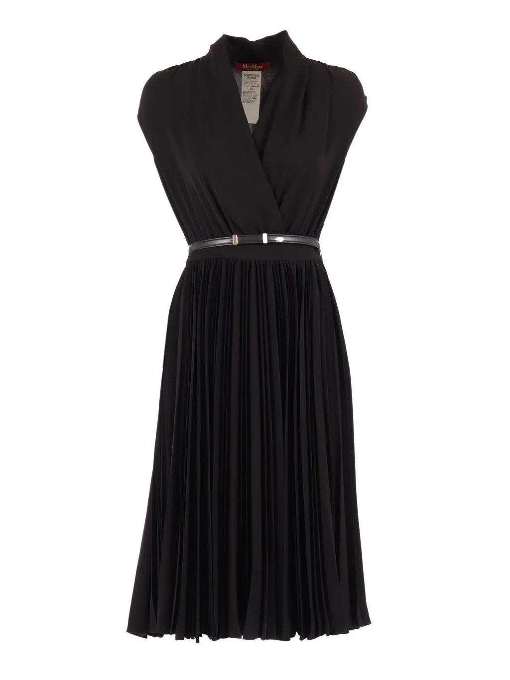 Max Mara Studio Albino Belted Midi Dress