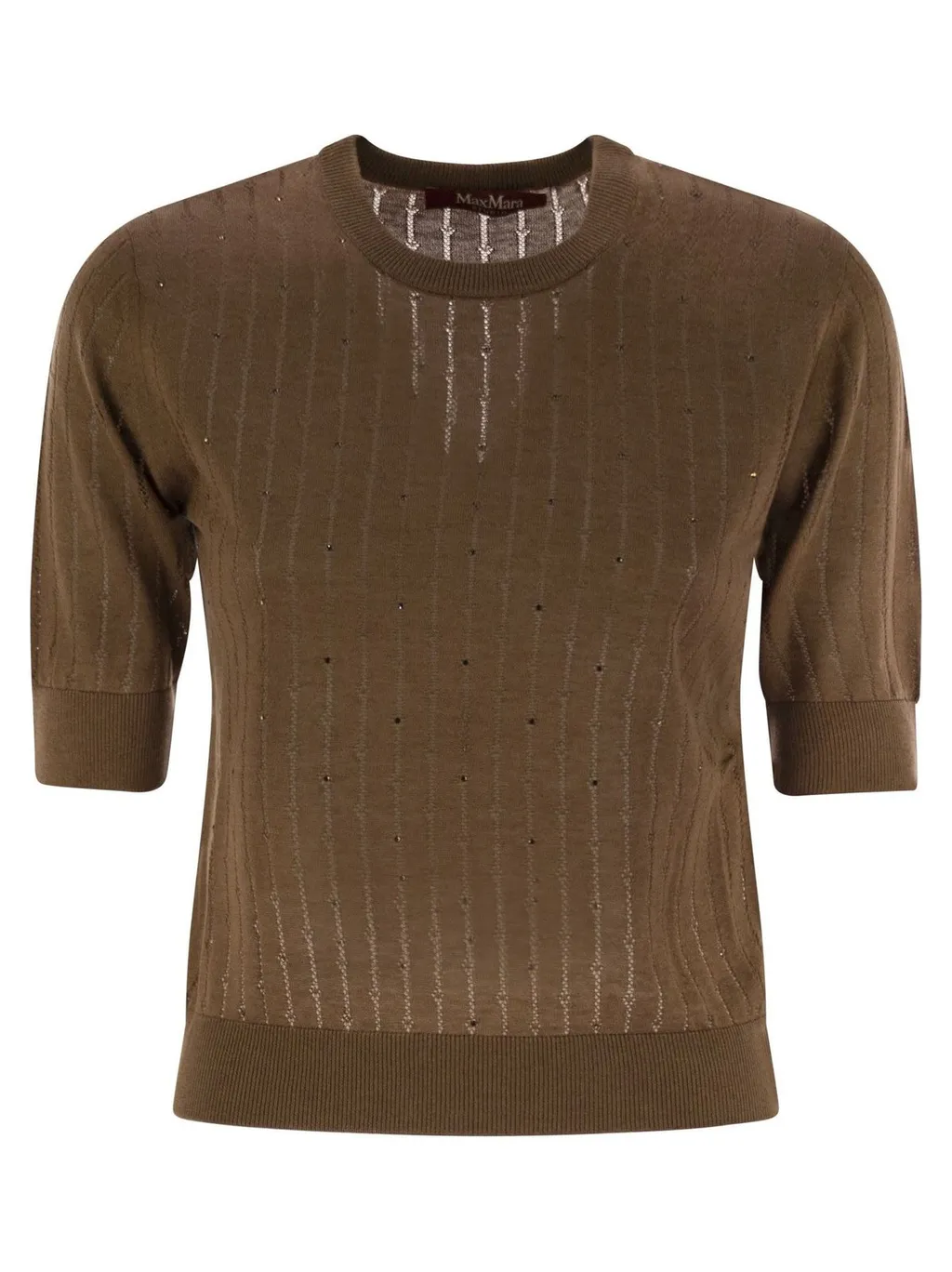 Max Mara Studio Pila Embellished Crewneck Jumper