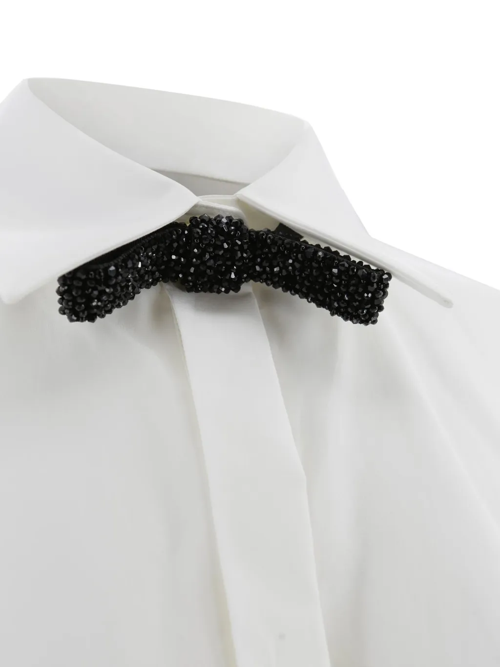 Max Mara Studio Roll Bow Embellished Shirt