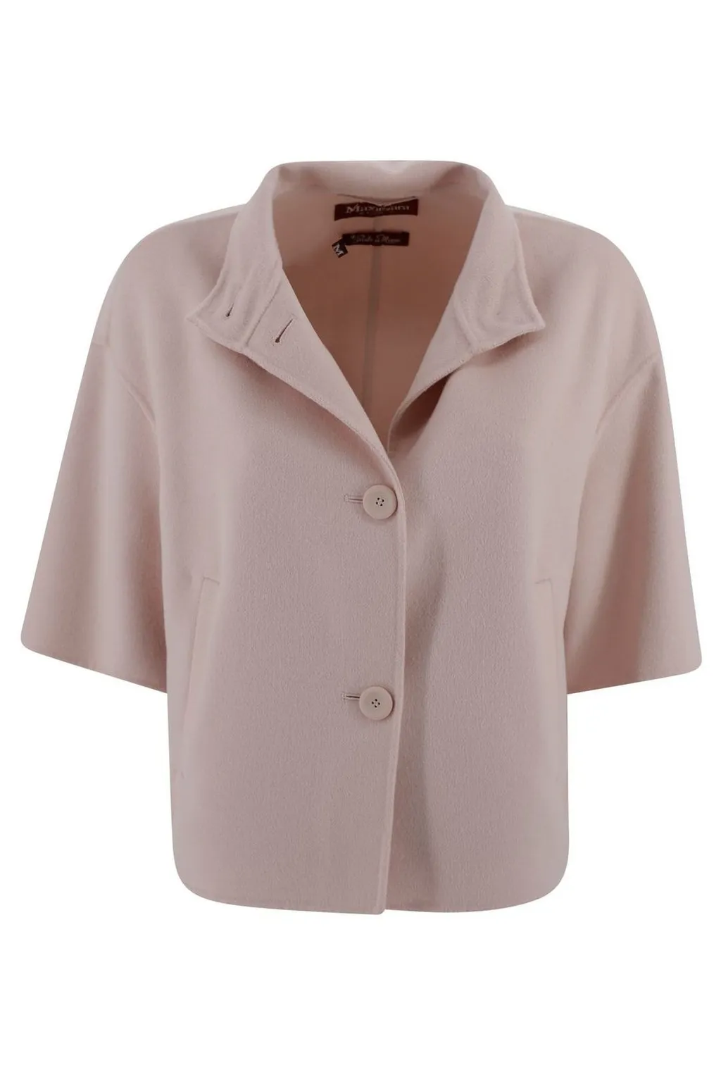 Max Mara Studio Short-Sleeved Button-Up Jacket