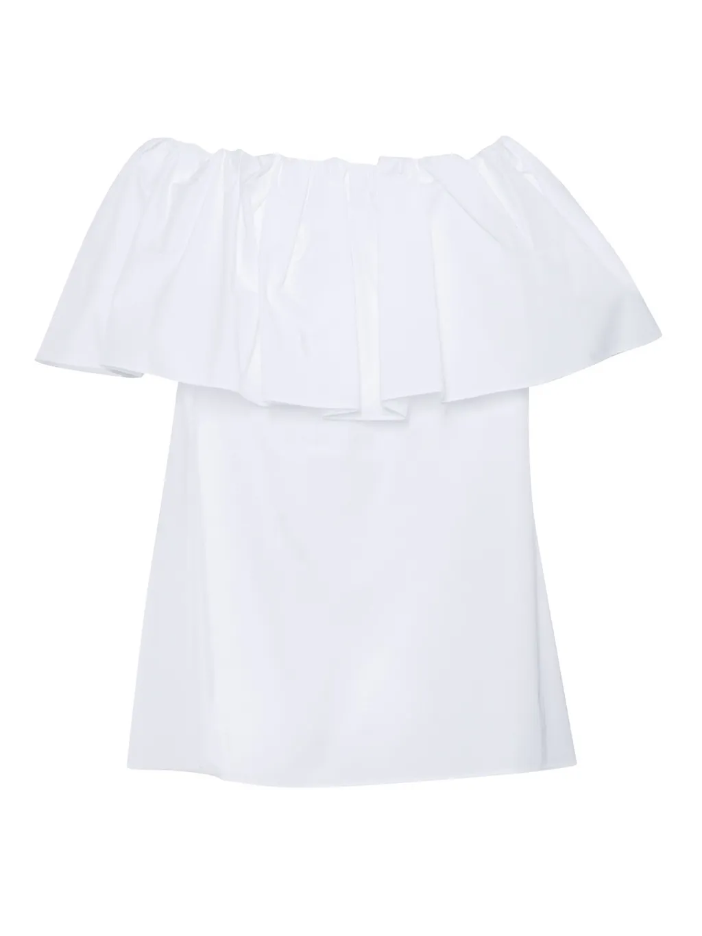 Max Mara Studio Peccati Ruffled Off-Shoulder Top