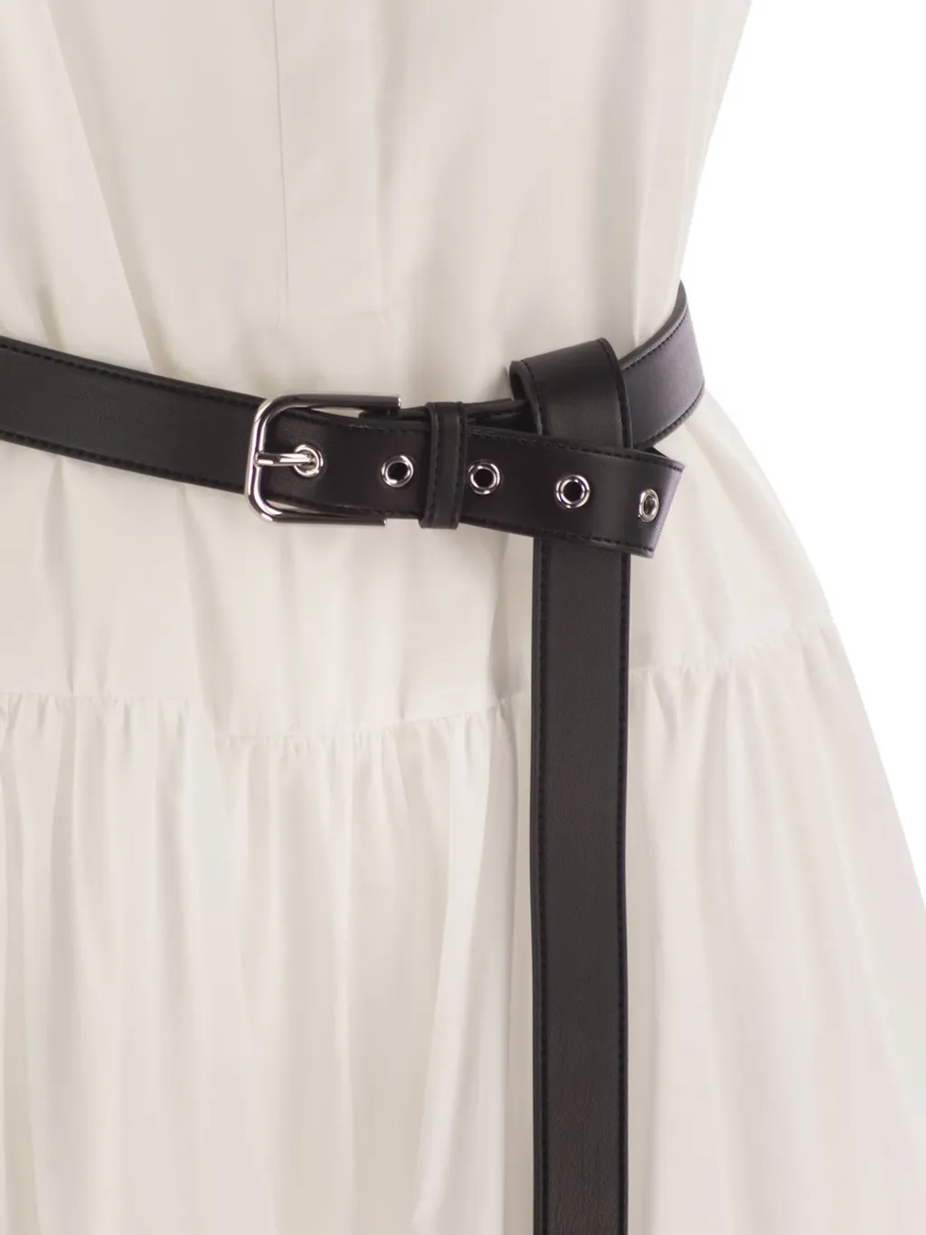 Max Mara Studio Bairo Belted Sleeveless Dress