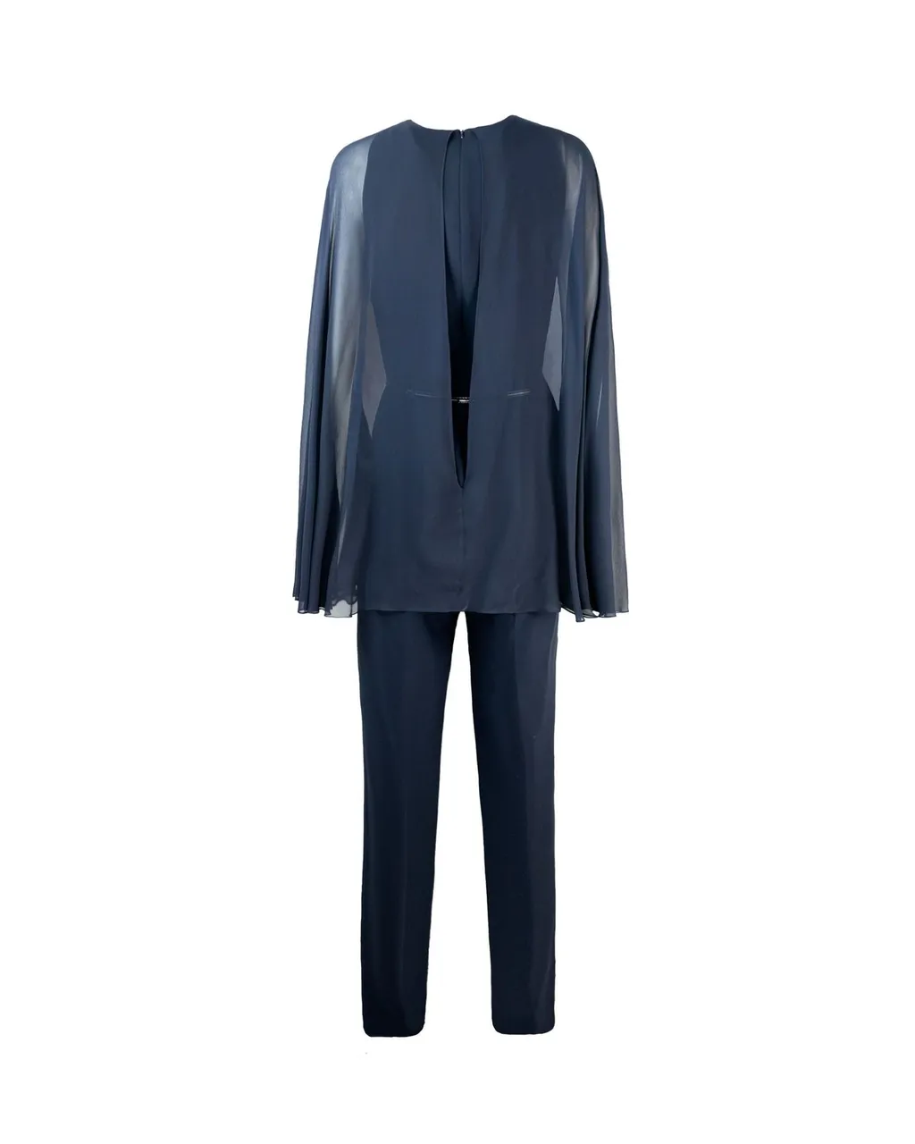 Max Mara Studio Vertice Crewneck Long-Sleeved Jumpsuit