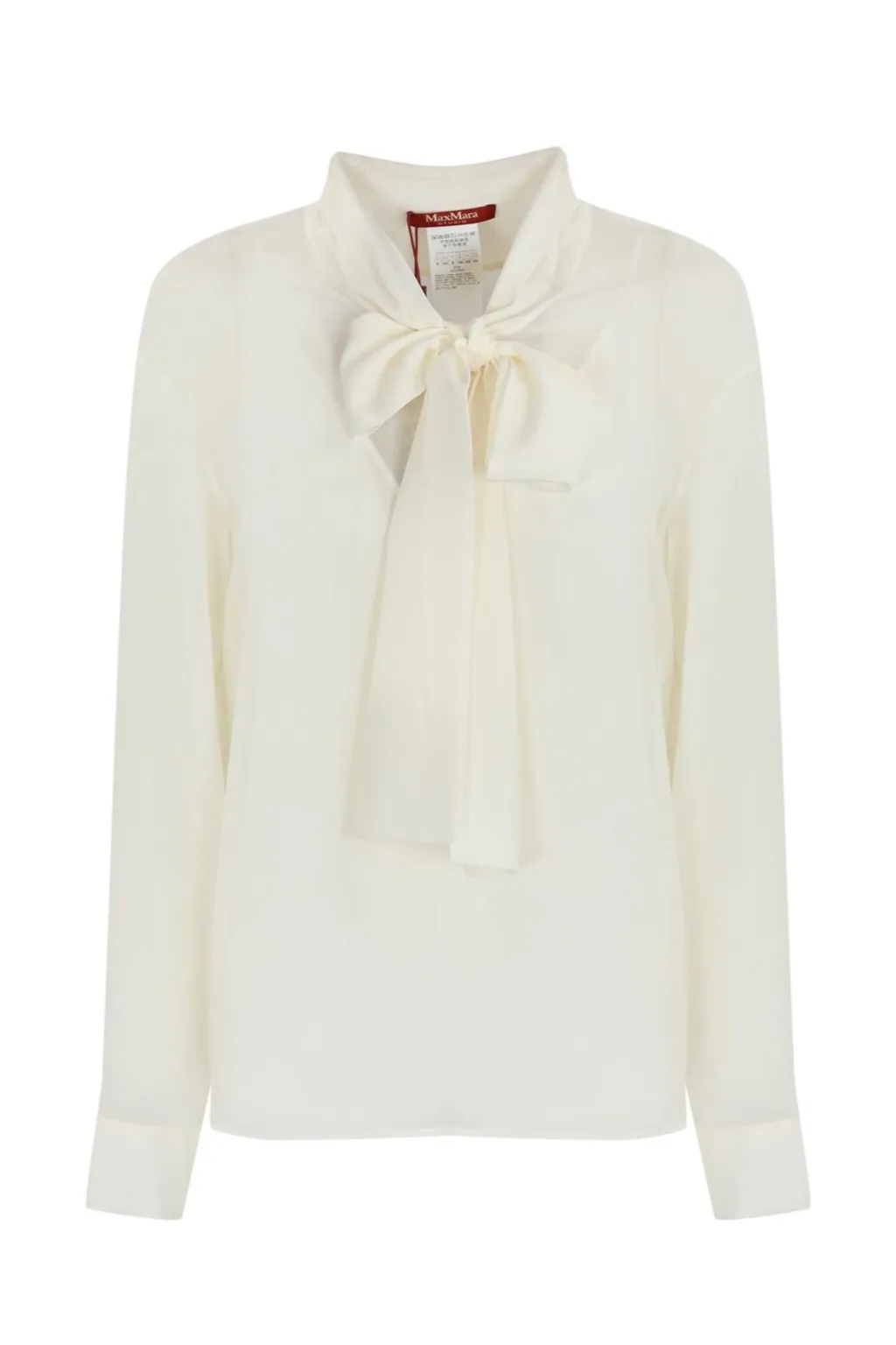 Max Mara Studio Georgette Long-Sleeved Shirt