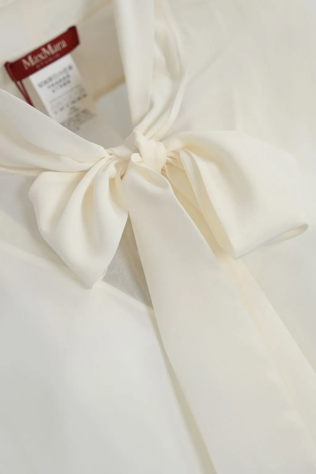 Max Mara Studio Georgette Long-Sleeved Shirt