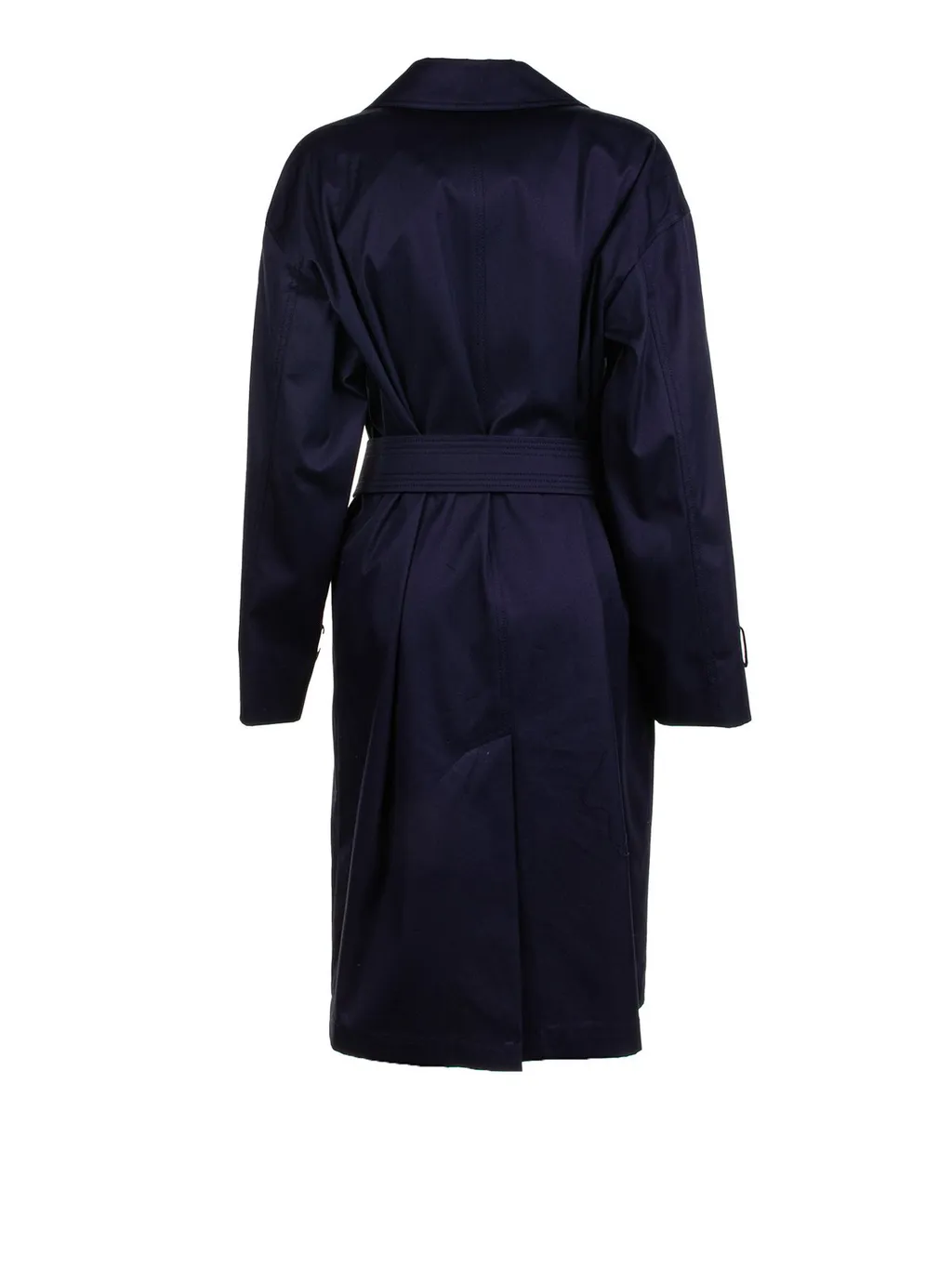 Max Mara Studio Ebrien Double-Breasted Belted Coat