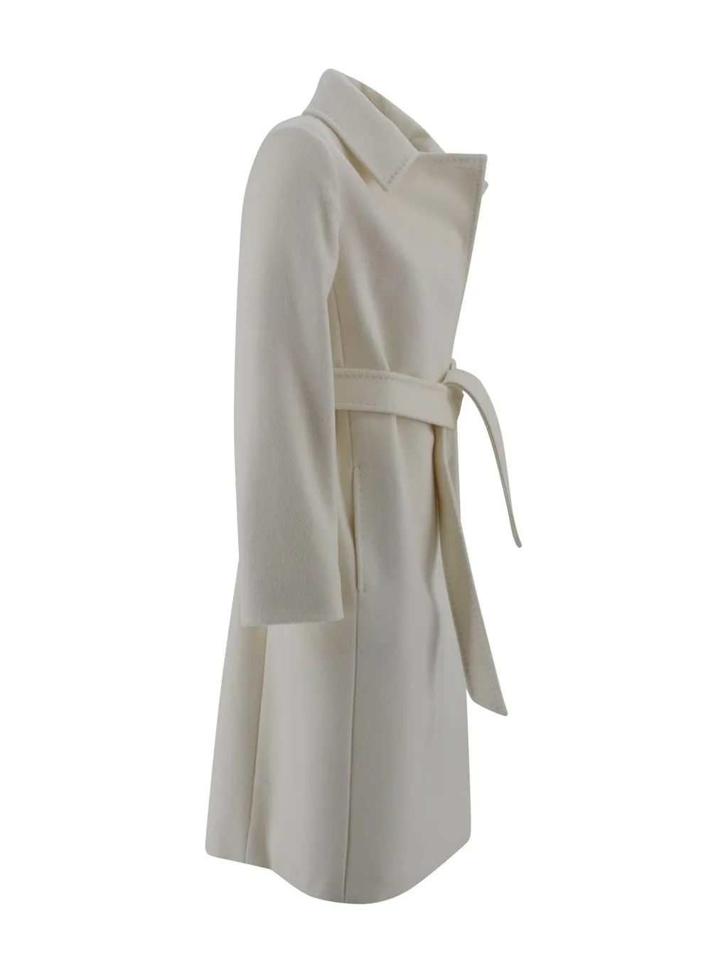 Max Mara Studio Long-Sleeved Belted Coat