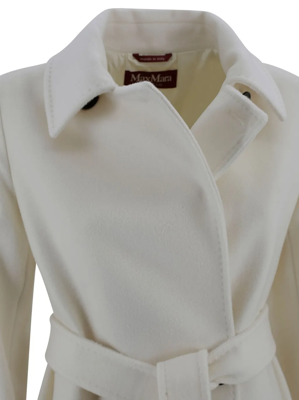 Max Mara Studio Long-Sleeved Belted Coat