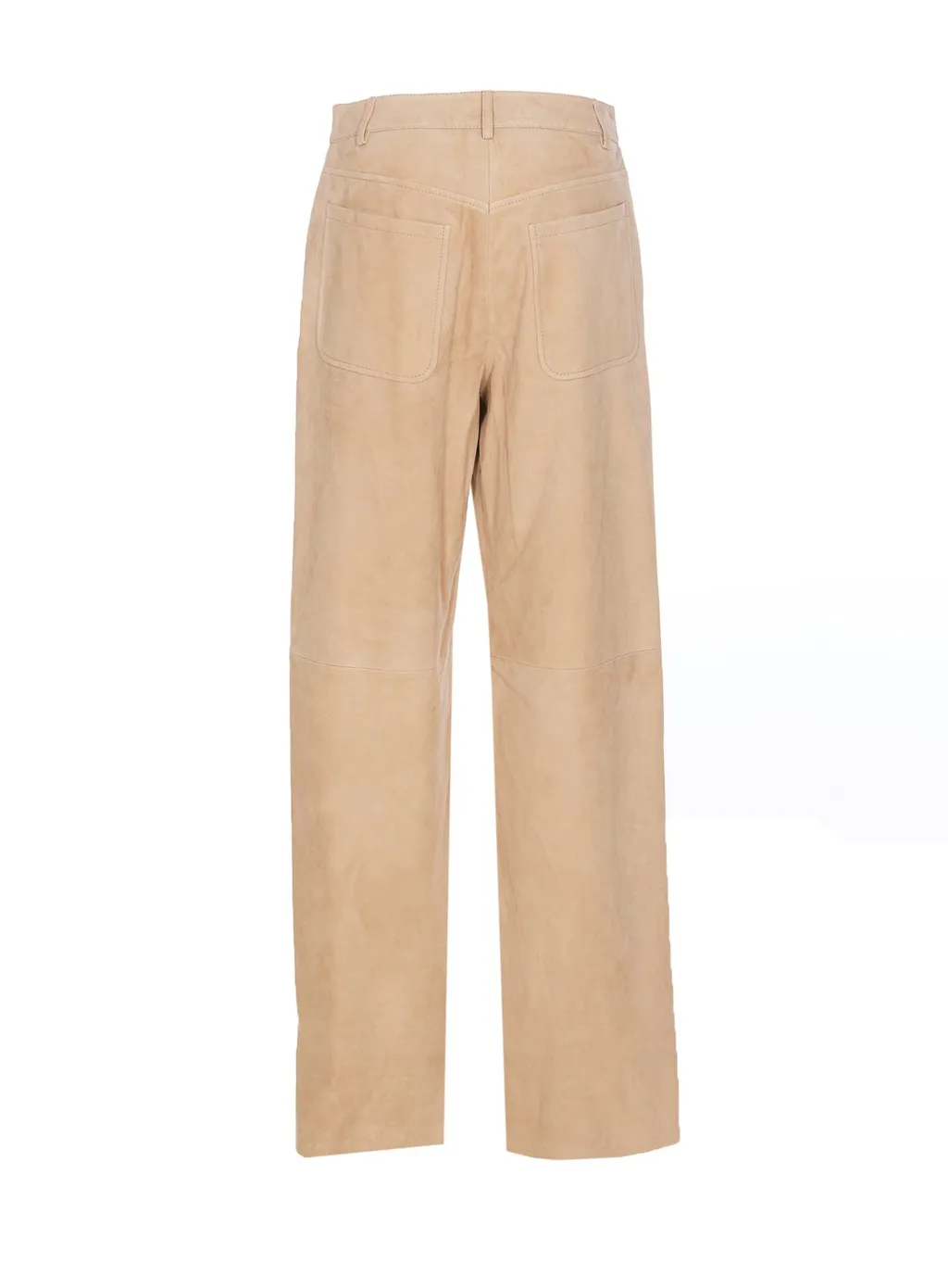 Max Mara Studio Button Detailed Straight Leg Trousers