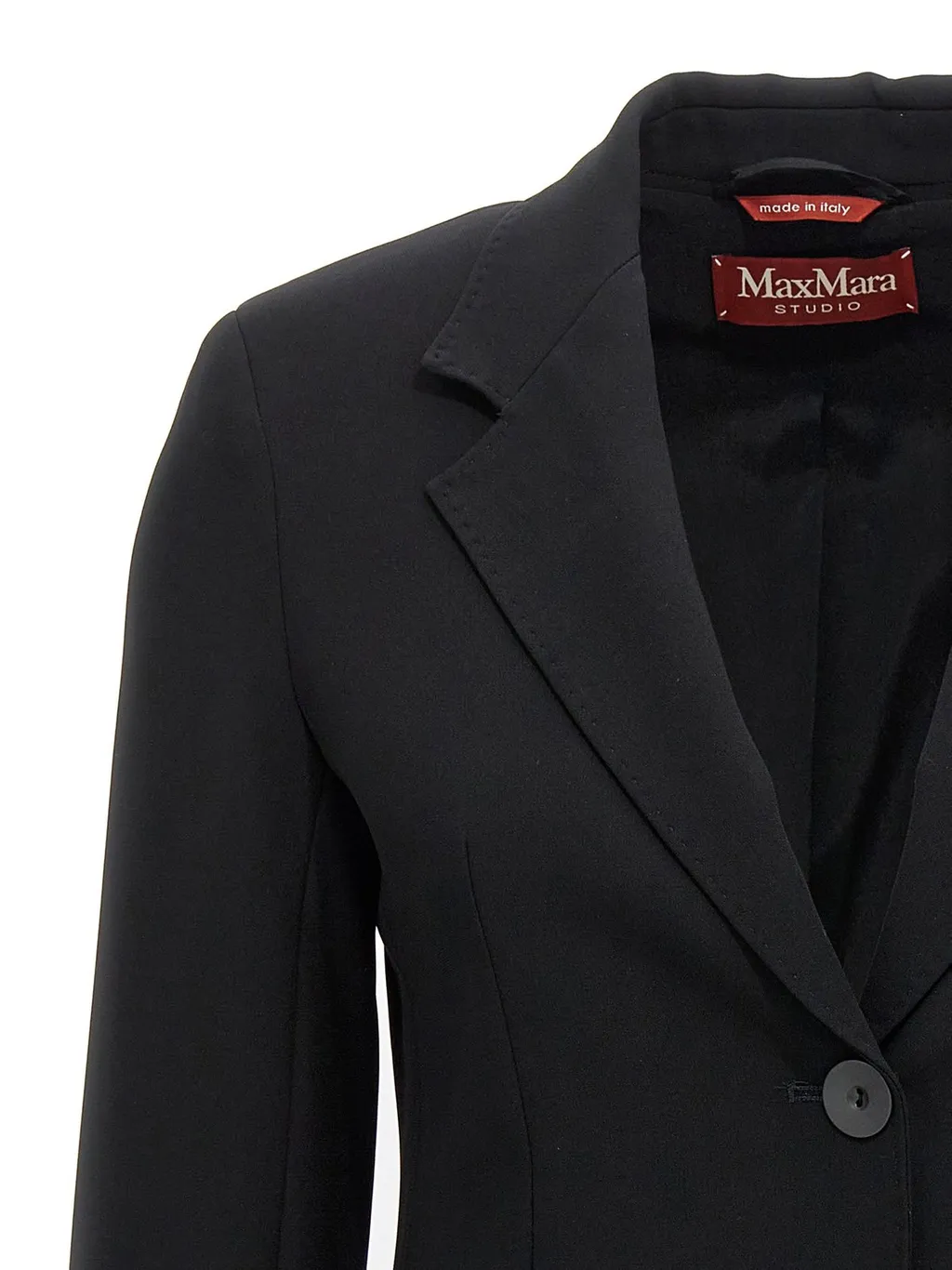 Max Mara Studio Linz Single-Breasted Long-Sleeved Blazer