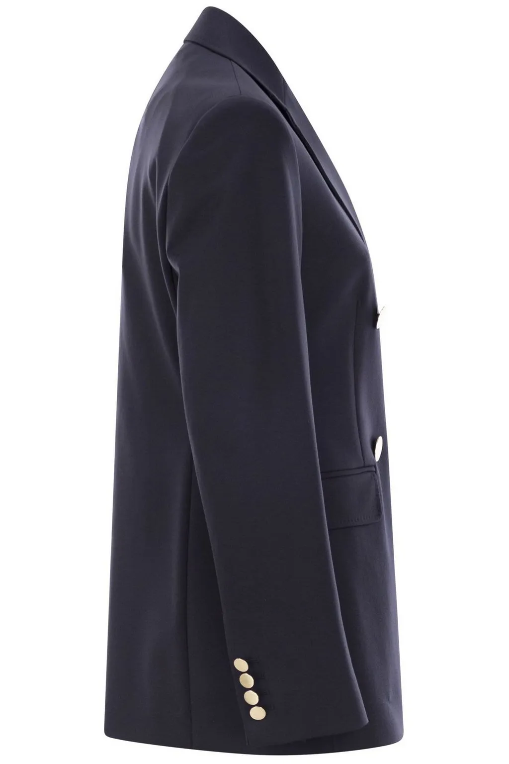 Max Mara Studio Lerici Double-Breasted Long-Sleeved Blazer