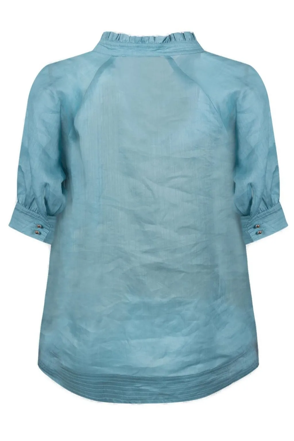 Max Mara Studio Orvieto V-Neck Short-Sleeved Top