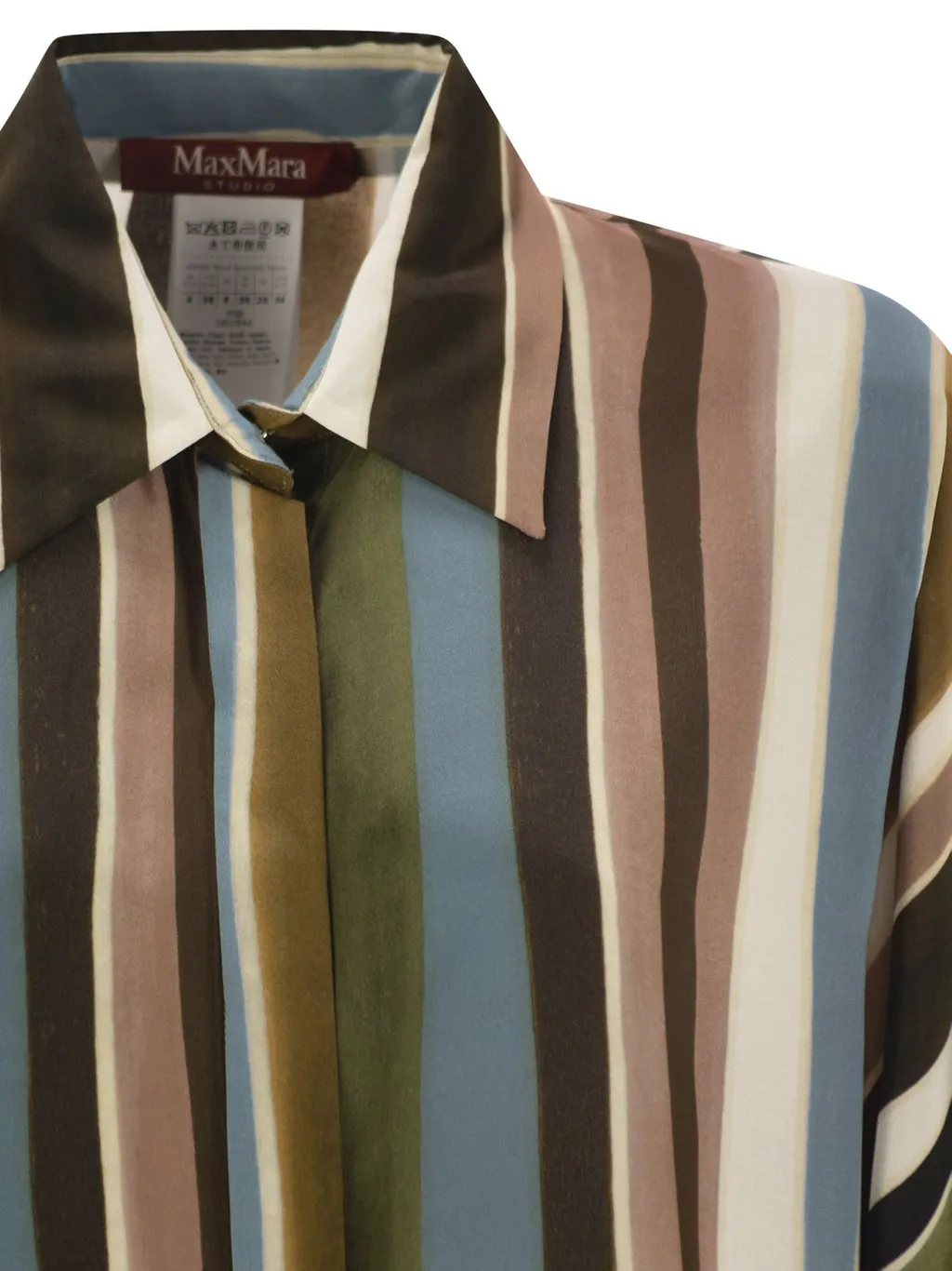 Max Mara Studio Arpe Striped Shirt