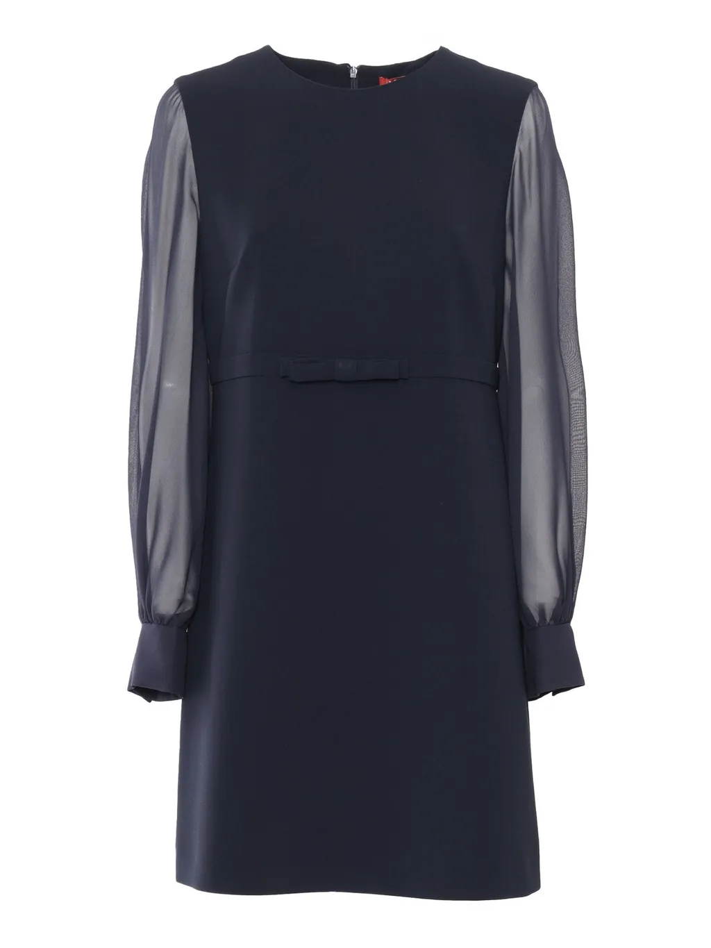 Max Mara Studio Ritmo Crewneck Long-Sleeved Dress